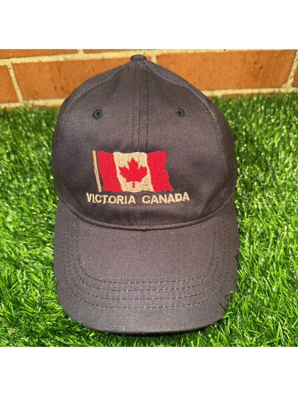 VTG Victoria Canada Travel Cap Adjustable Strap Hat